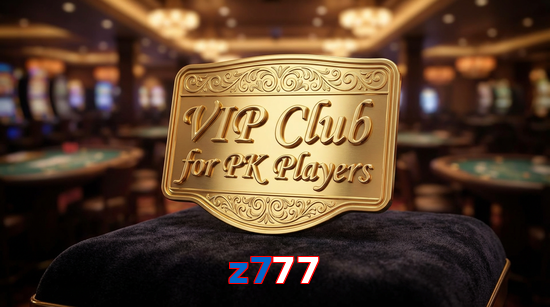 Main screen of Z777 vip page for PK players